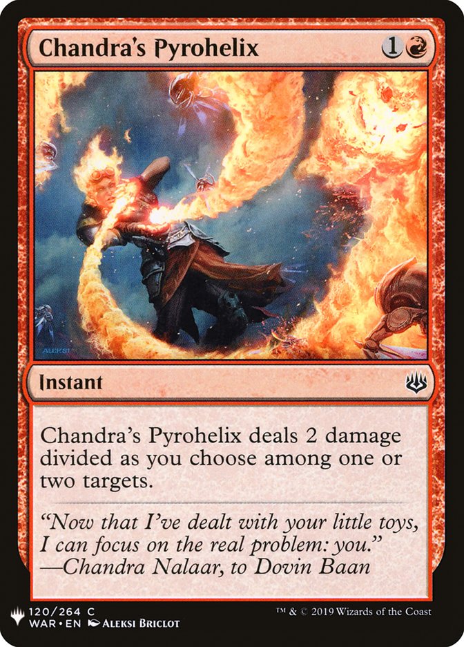 Chandra's Pyrohelix 120 (The List Reprints)  | Good Games Adelaide SA