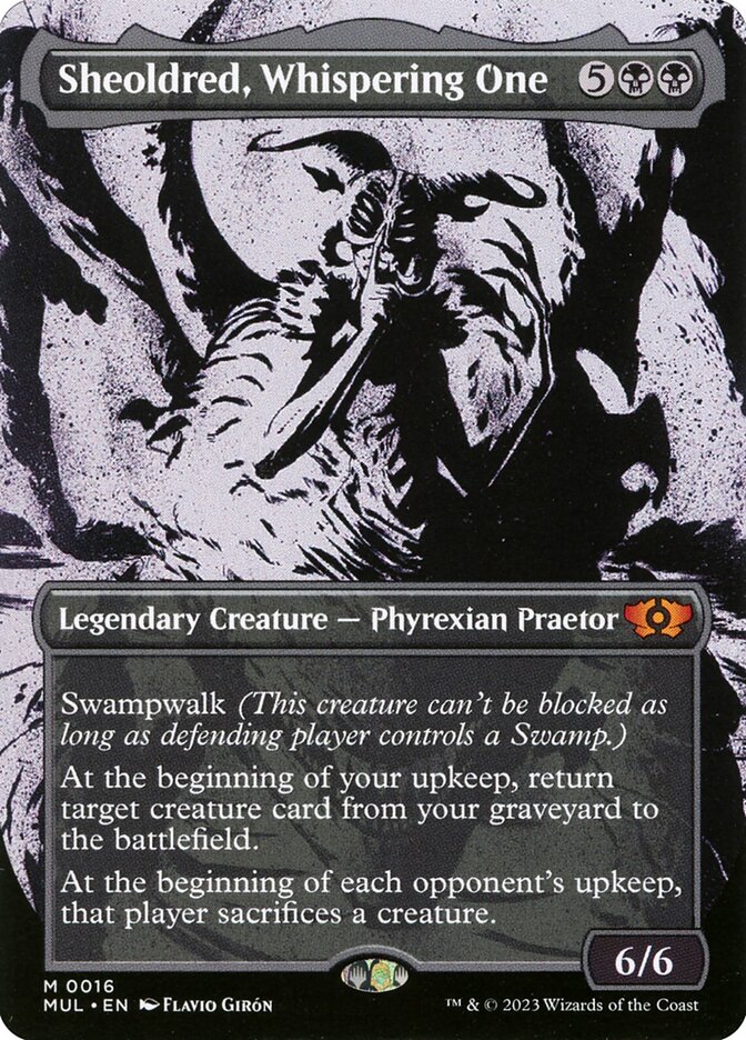 Sheoldred, Whispering One 16 (March of the Machine: Multiverse Legends)  - Foil | Good Games Adelaide SA