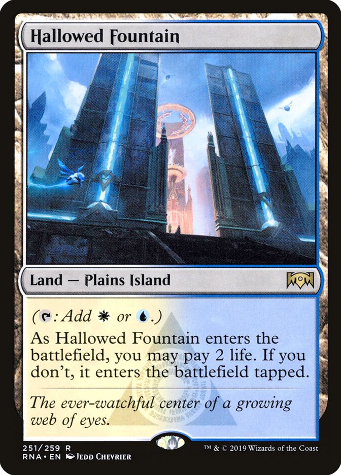 Hallowed Fountain 251 (Ravnica Allegiance)  - Foil | Good Games Adelaide SA