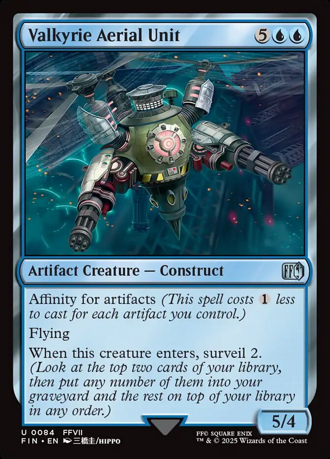 Valkyrie Aerial Unit 84 (FINAL FANTASY)  - Foil | Good Games Adelaide SA