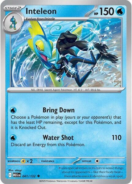 Inteleon 041/132 (ME01: Mega Evolution)  | Good Games Adelaide SA