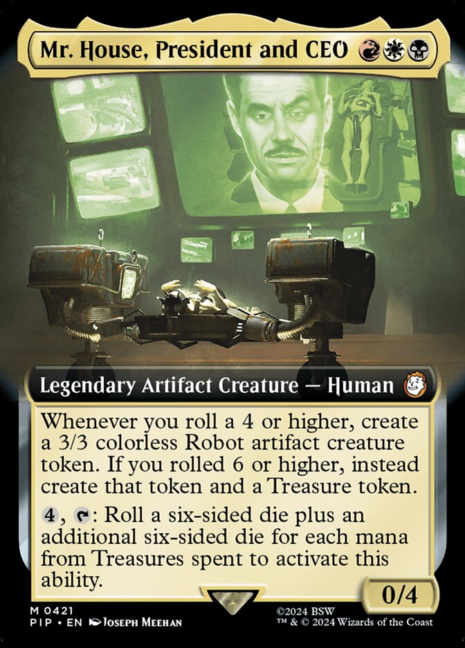 Mr. House, President and CEO 421 (Universes Beyond: Fallout)  - Foil | Good Games Adelaide SA