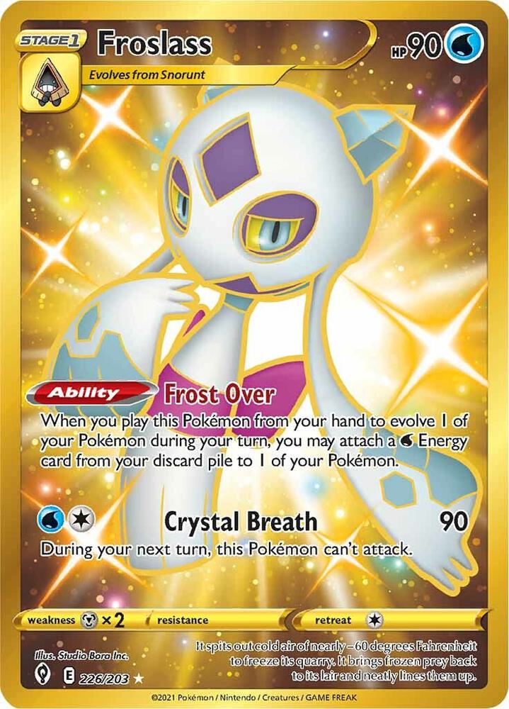 Froslass Secret 226/203 (SWSH07: Evolving Skies)  - Holofoil | Good Games Adelaide SA