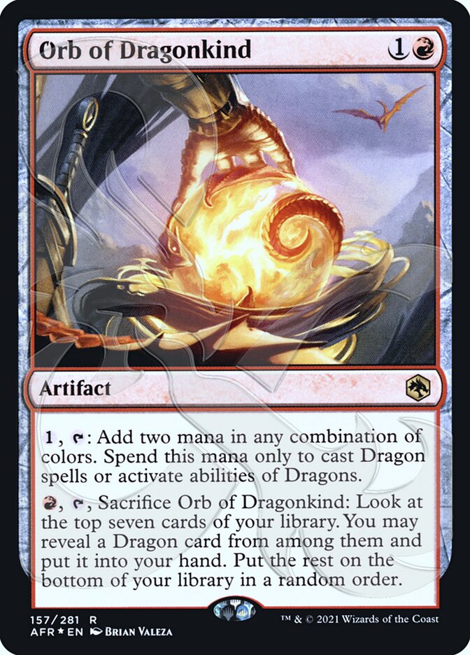 Orb of Dragonkind 157 (AFR Ampersand Promos)  - Foil | Good Games Adelaide SA