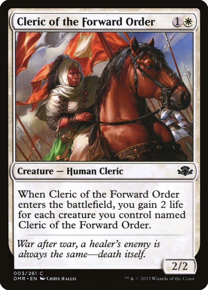 Cleric of the Forward Order 3 (Dominaria Remastered)  - Foil | Good Games Adelaide SA