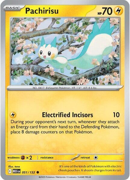 Pachirisu 051/132 (ME01: Mega Evolution)  | Good Games Adelaide SA