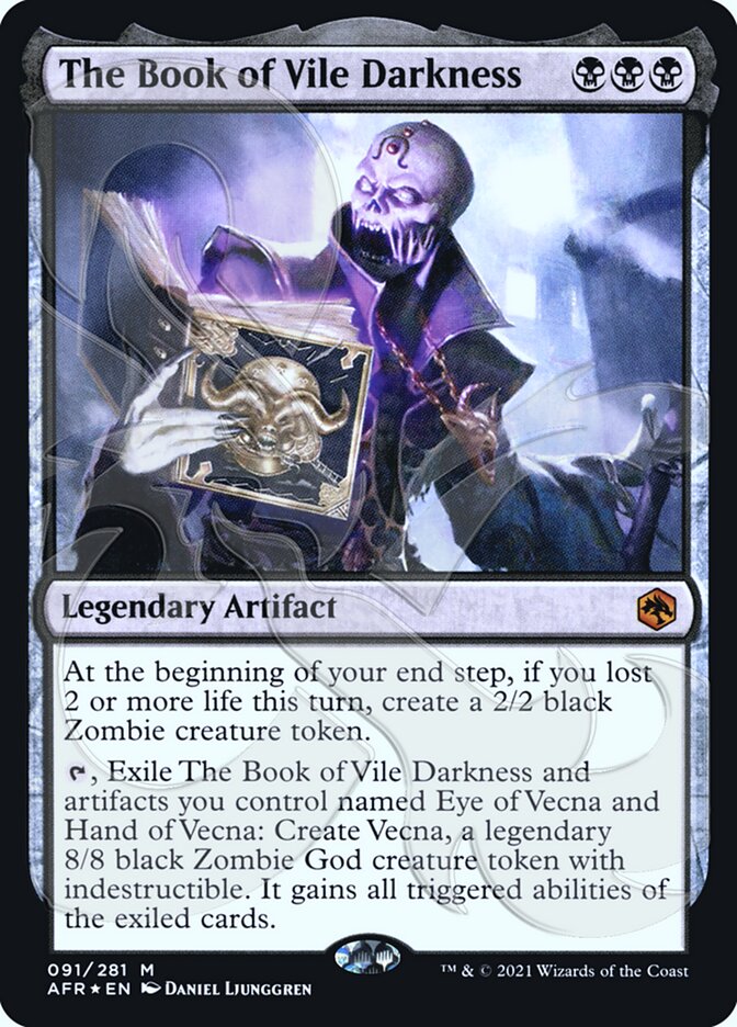 The Book of Vile Darkness 91 (AFR Ampersand Promos)  - Foil | Good Games Adelaide SA