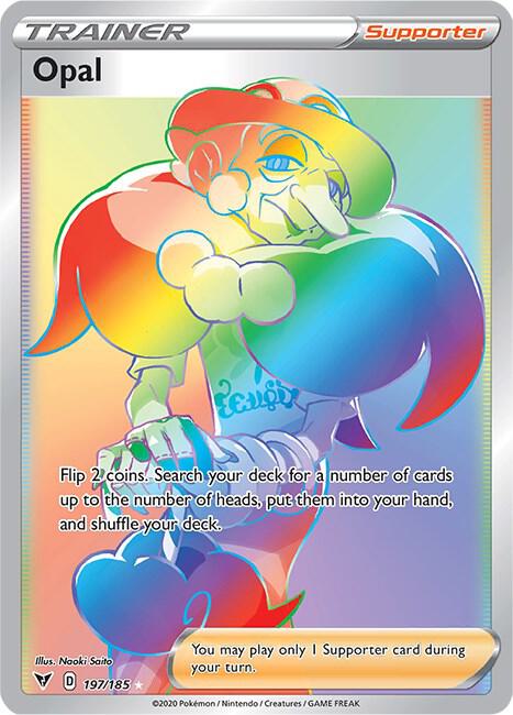 Opal Secret 197/185 (SWSH04: Vivid Voltage)  - Holofoil | Good Games Adelaide SA