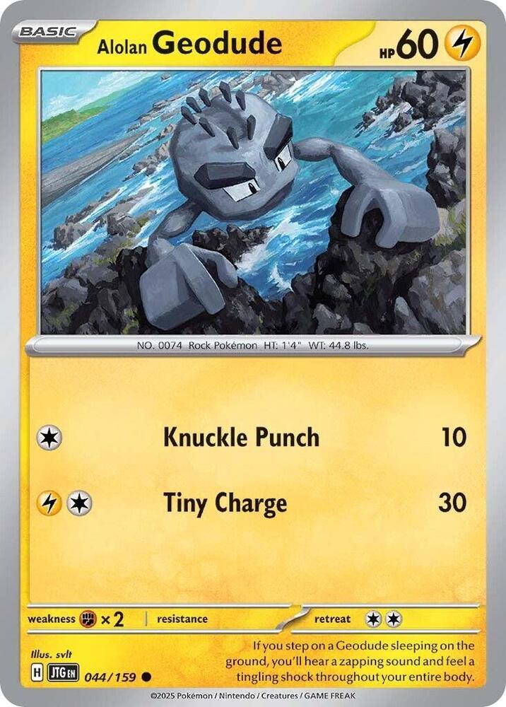 Alolan Geodude 044/159 (SV09: Journey Together)  | Good Games Adelaide SA