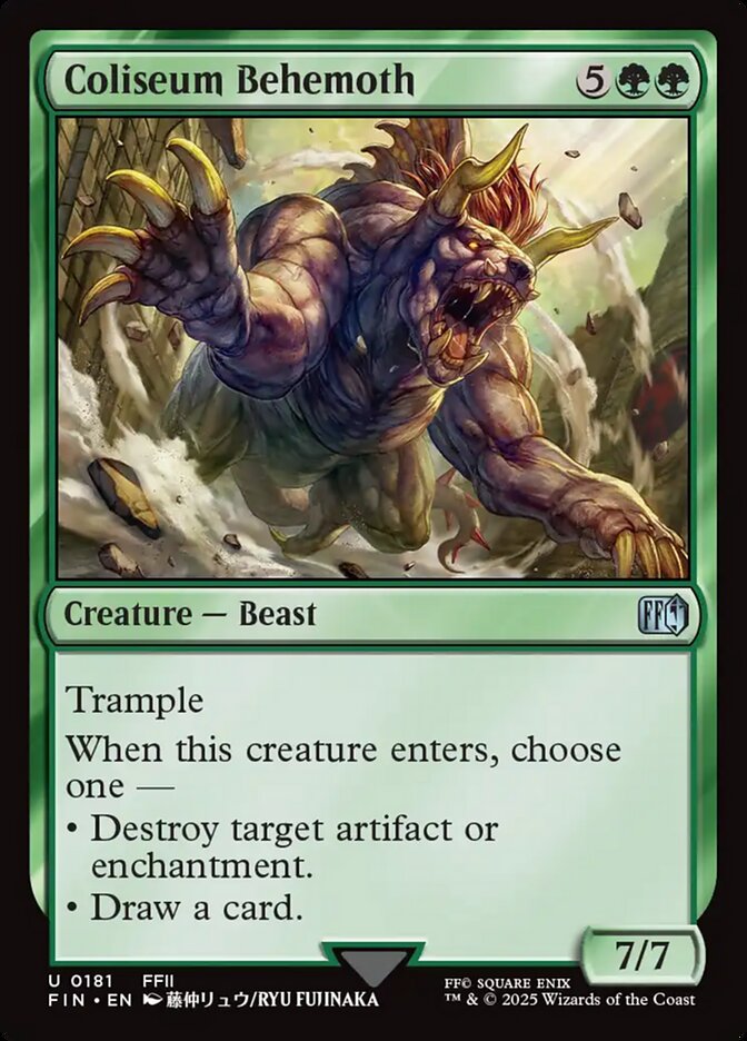 Coliseum Behemoth 181 (FINAL FANTASY)  - Foil | Good Games Adelaide SA