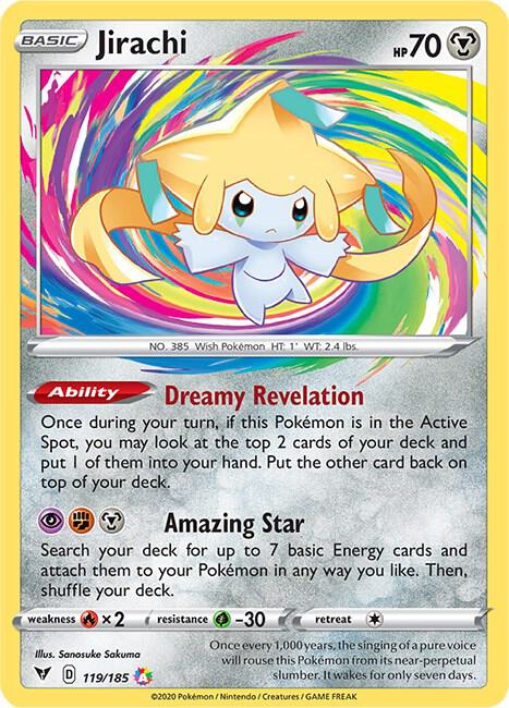 Jirachi 119/185 (SWSH04: Vivid Voltage)  - Holofoil | Good Games Adelaide SA