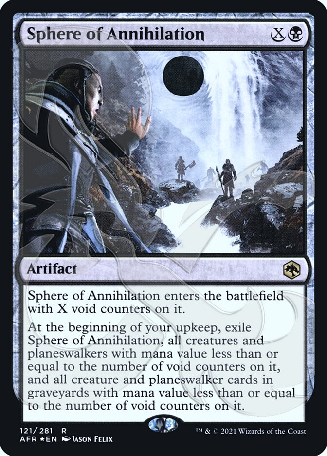 Sphere of Annihilation 121 (AFR Ampersand Promos)  - Foil | Good Games Adelaide SA