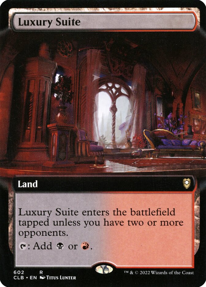 Luxury Suite Extended Art 602 (Commander Legends: Battle for Baldur's Gate)  - Foil | Good Games Adelaide SA