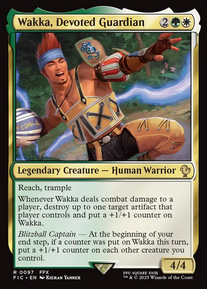 Wakka, Devoted Guardian 97 (Commander: FINAL FANTASY)  | Good Games Adelaide SA