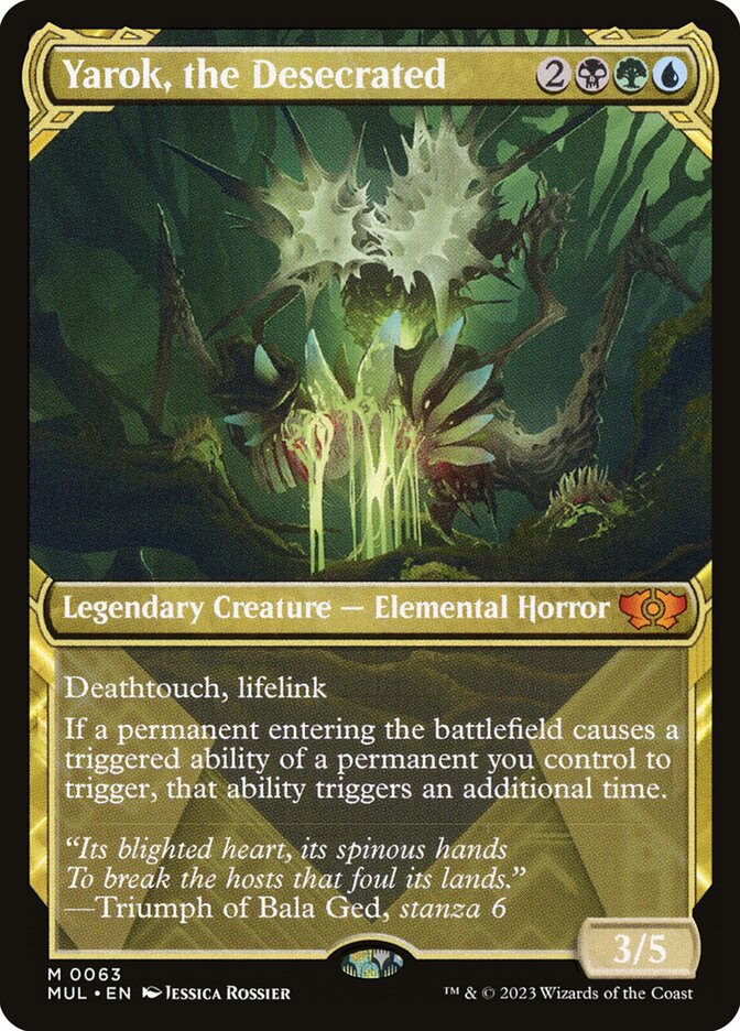 Yarok, the Desecrated 63 (March of the Machine: Multiverse Legends)  - Showcase Foil | Good Games Adelaide SA
