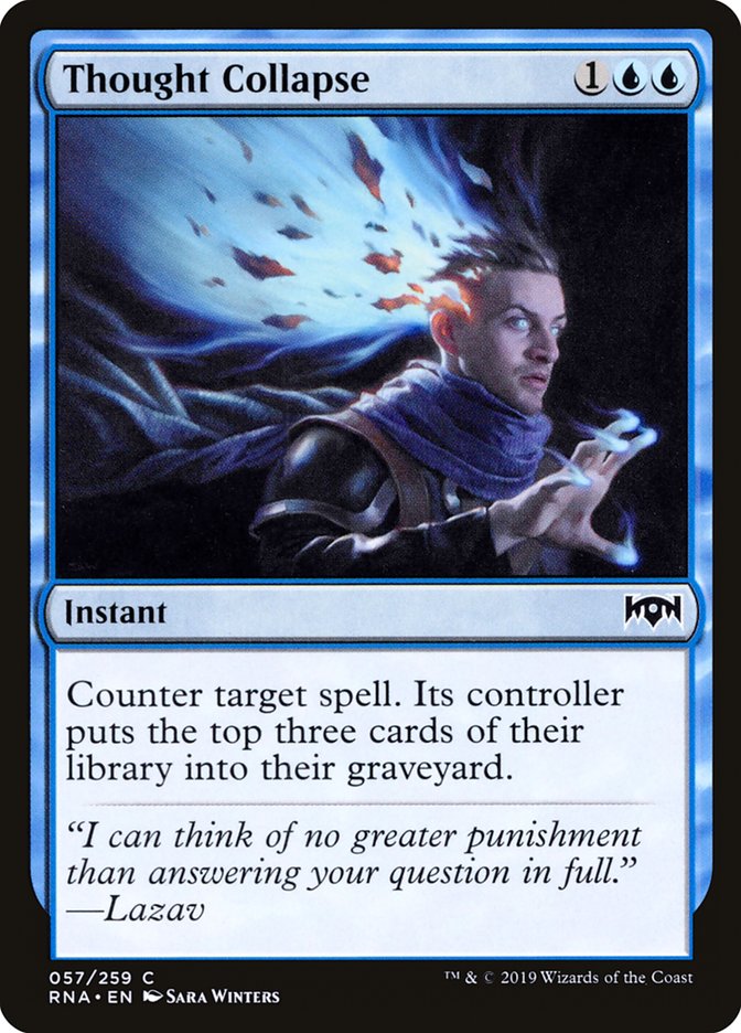 Thought Collapse 57 (Ravnica Allegiance)  - Foil | Good Games Adelaide SA