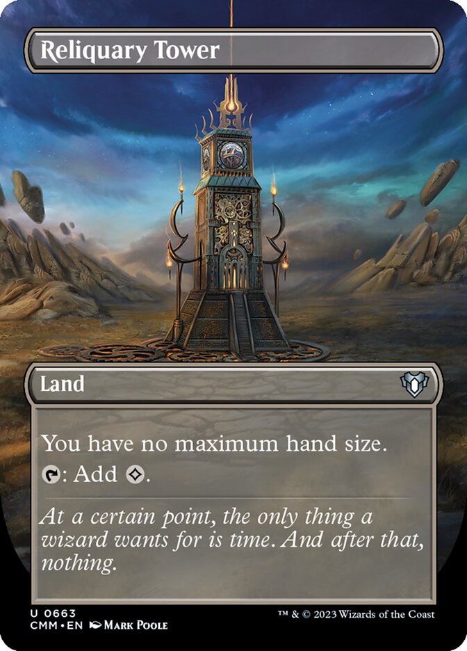 Reliquary Tower 663 (Commander Masters)  - Borderless | Good Games Adelaide SA