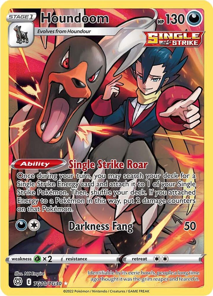 Houndoom TG10/TG30 (SWSH09: Brilliant Stars Trainer Gallery)  - Holofoil | Good Games Adelaide SA