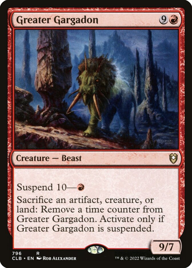 Greater Gargadon 796 (Commander Legends: Battle for Baldur's Gate)  | Good Games Adelaide SA