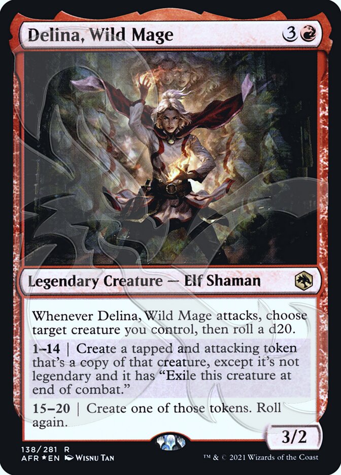 Delina Wild Mage 138 (AFR Ampersand Promos)  - Foil | Good Games Adelaide SA