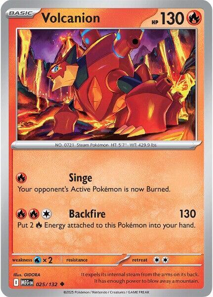 Volcanion 025/132 (ME01: Mega Evolution)  | Good Games Adelaide SA