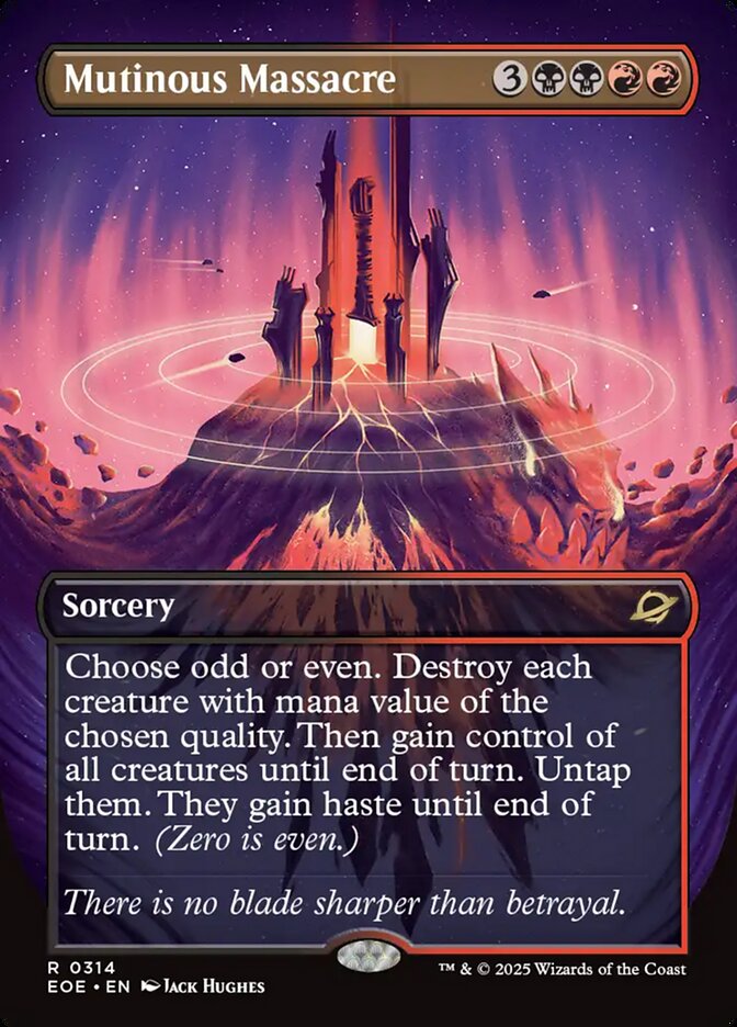 Mutinous Massacre 314 (Edge of Eternities)  - Foil | Good Games Adelaide SA