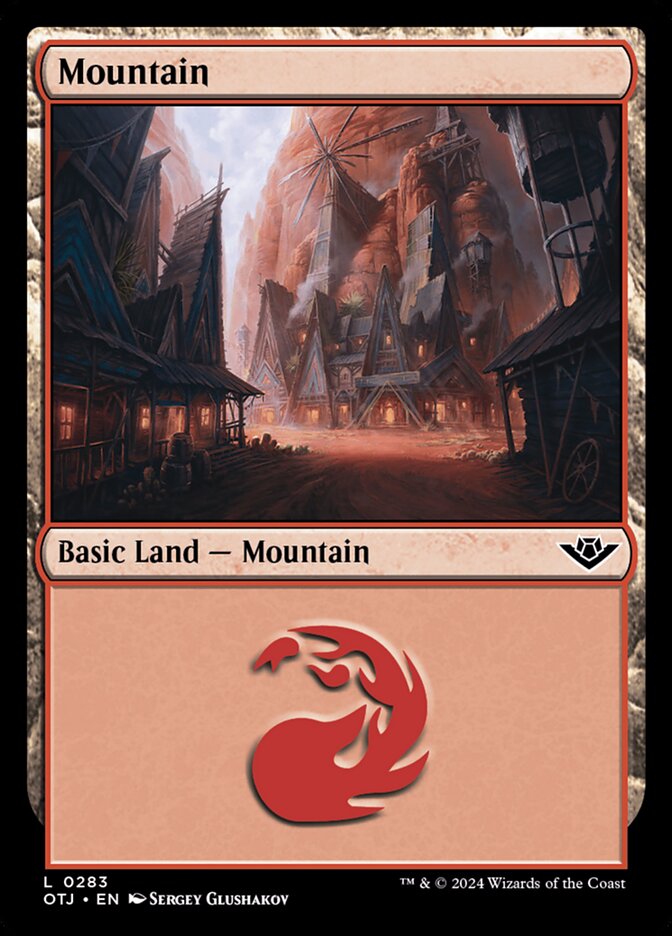 Mountain 283/286 (Outlaws of Thunder Junction)  | Good Games Adelaide SA