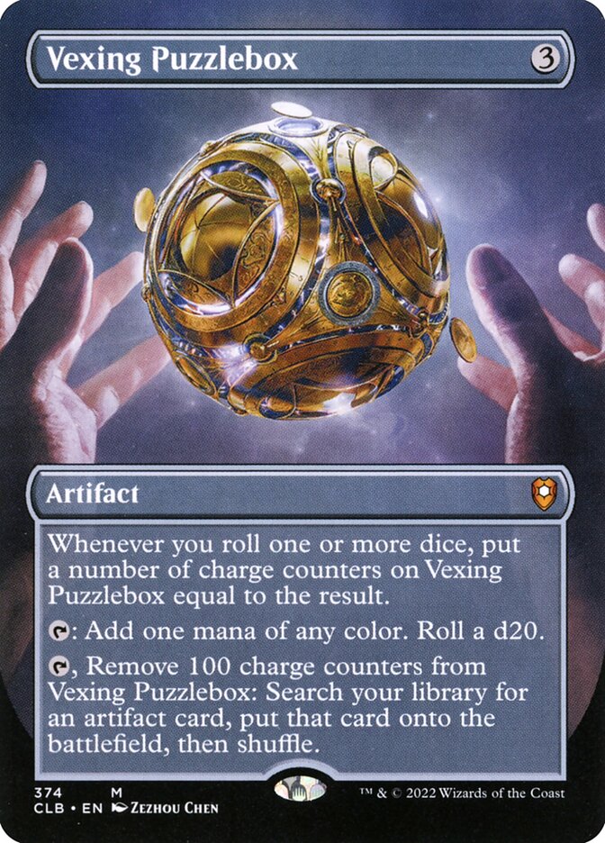 Vexing Puzzlebox Borderless 374 (Commander Legends: Battle for Baldur's Gate)  - Foil | Good Games Adelaide SA