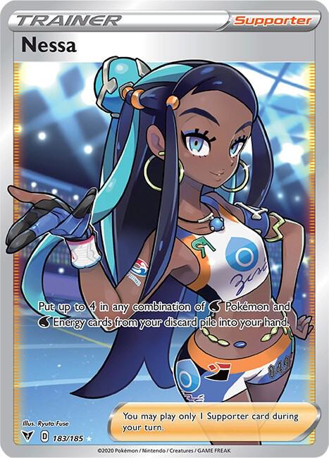 Nessa Full Art 183/185 (SWSH04: Vivid Voltage)  - Holofoil | Good Games Adelaide SA