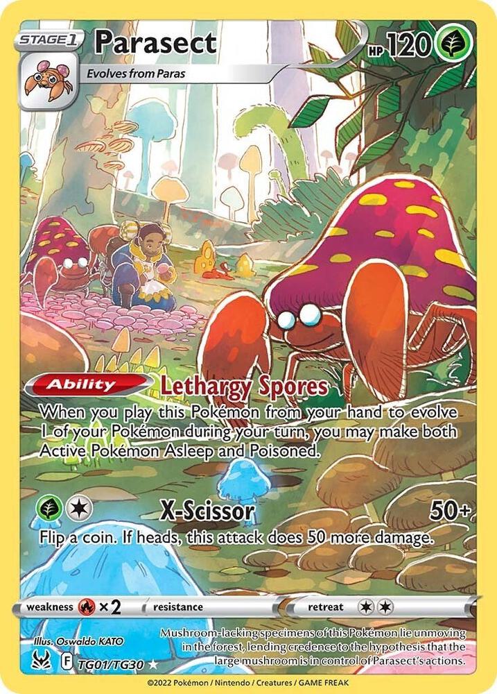 Parasect TG01/TG30 (SWSH11: Lost Origin Trainer Gallery)  - Holofoil | Good Games Adelaide SA