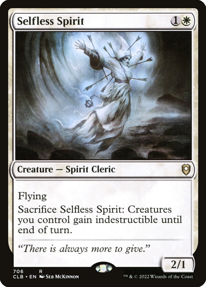 Selfless Spirit 706 (Commander Legends: Battle for Baldur's Gate)  | Good Games Adelaide SA