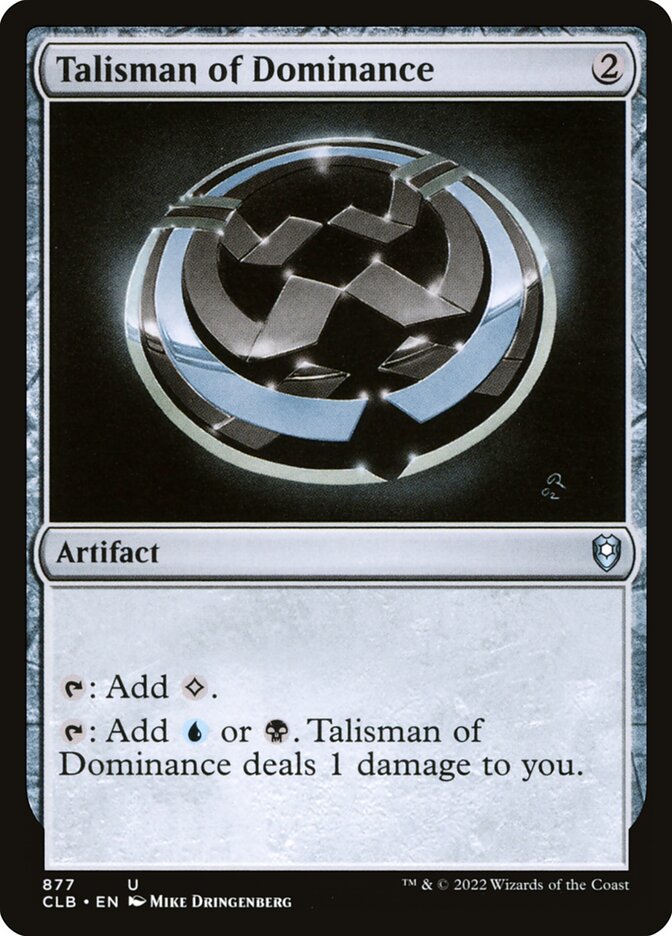 Talisman of Dominance 877 (Commander Legends: Battle for Baldur's Gate)  | Good Games Adelaide SA