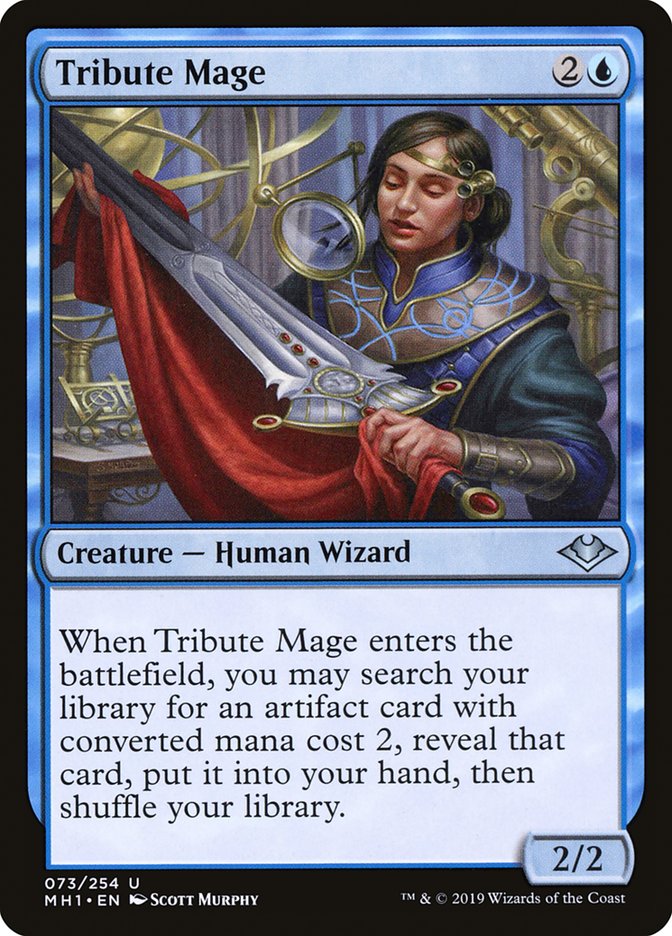Tribute Mage 73 (Modern Horizons)  - Foil | Good Games Adelaide SA