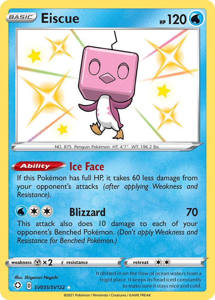 Eiscue SV035/SV122 (Shining Fates: Shiny Vault)  - Holofoil | Good Games Adelaide SA