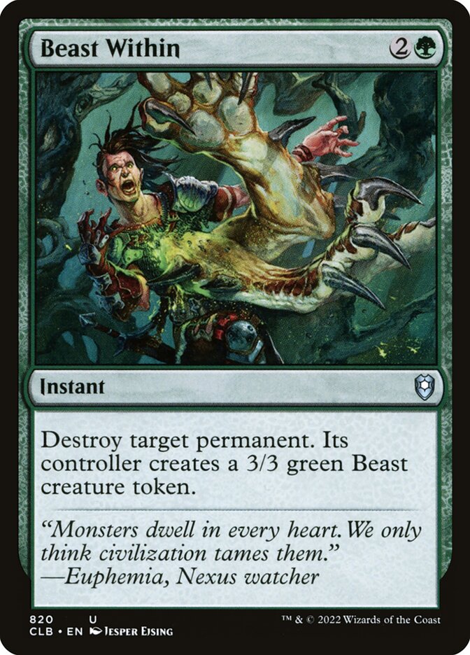 Beast Within 820 (Commander Legends: Battle for Baldur's Gate)  | Good Games Adelaide SA