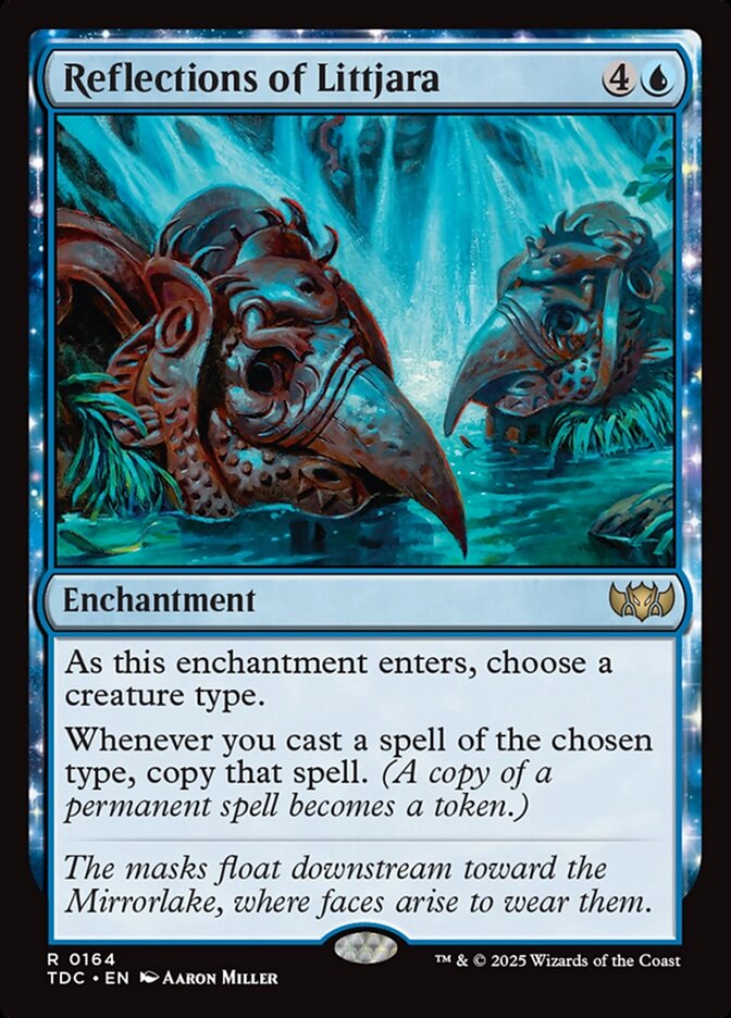 Reflections of Littjara 164 (Commander: Tarkir: Dragonstorm)  | Good Games Adelaide SA