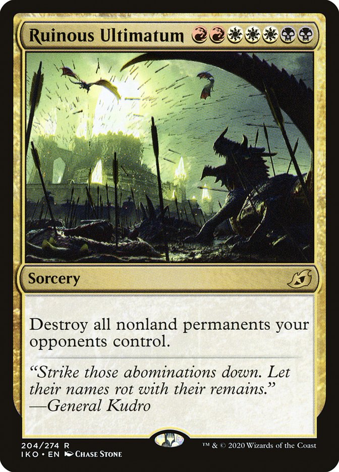 Ruinous Ultimatum 204 (Ikoria: Lair of Behemoths)  - Foil | Good Games Adelaide SA
