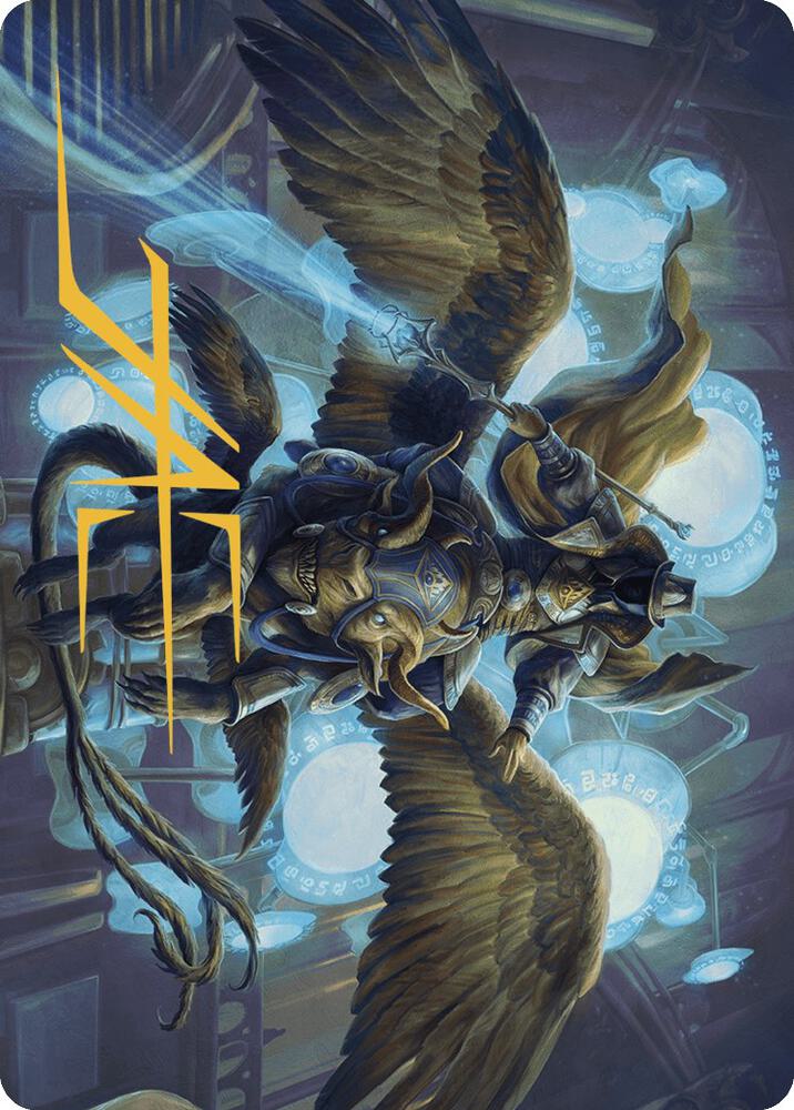 Ezrim Agency Chief Art Card Gold Stamped Signature 20 (Art Series: Murders at Karlov Manor)  | Good Games Adelaide SA