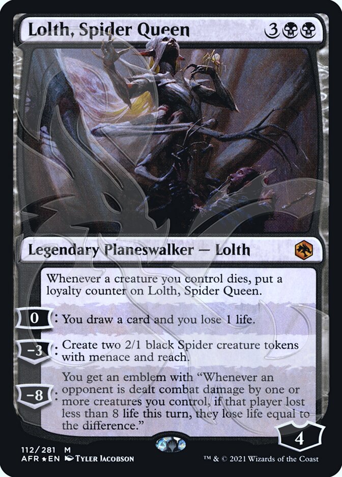 Lolth, Spider Queen 112 (AFR Ampersand Promos)  - Foil | Good Games Adelaide SA