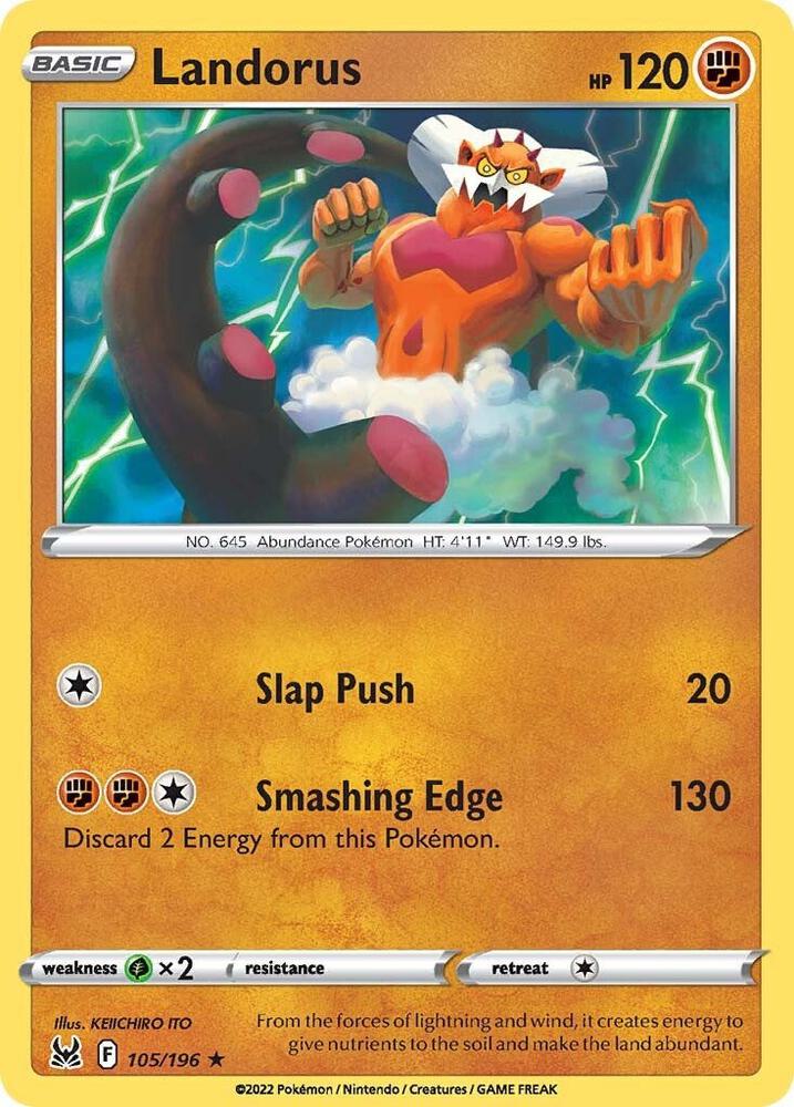 Landorus 105/196 (SWSH11: Lost Origin)  | Good Games Adelaide SA