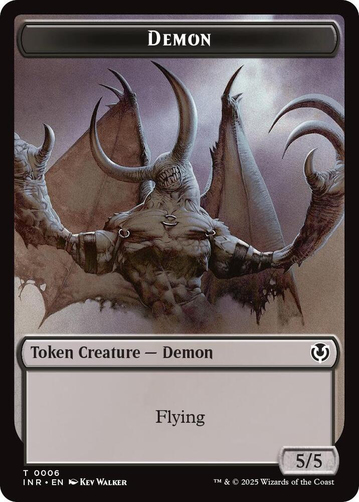 Demon Human Cleric Double Sided Token 6 // 19 (Innistrad Remastered)  - Foil | Good Games Adelaide SA