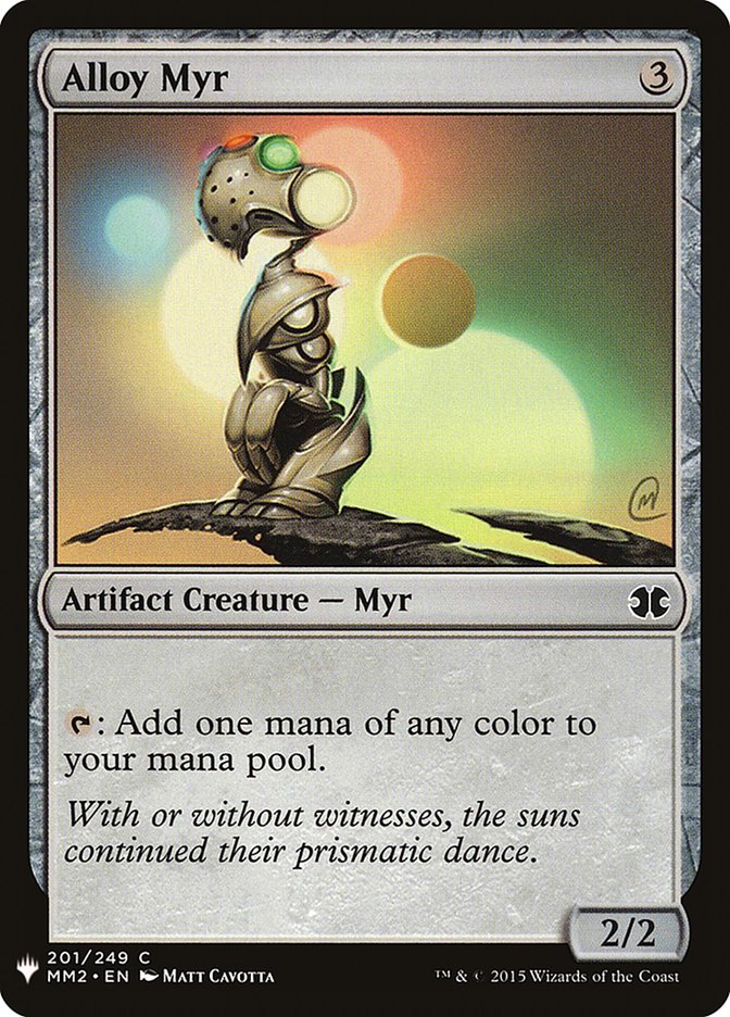 Alloy Myr 201 (The List Reprints)  | Good Games Adelaide SA