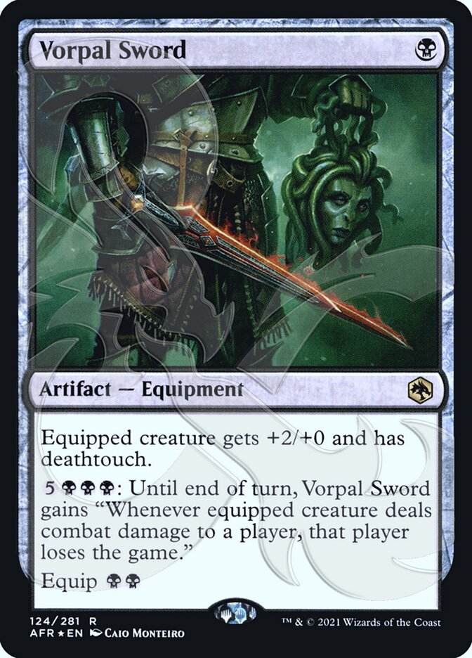 Vorpal Sword 124 (AFR Ampersand Promos)  - Foil | Good Games Adelaide SA