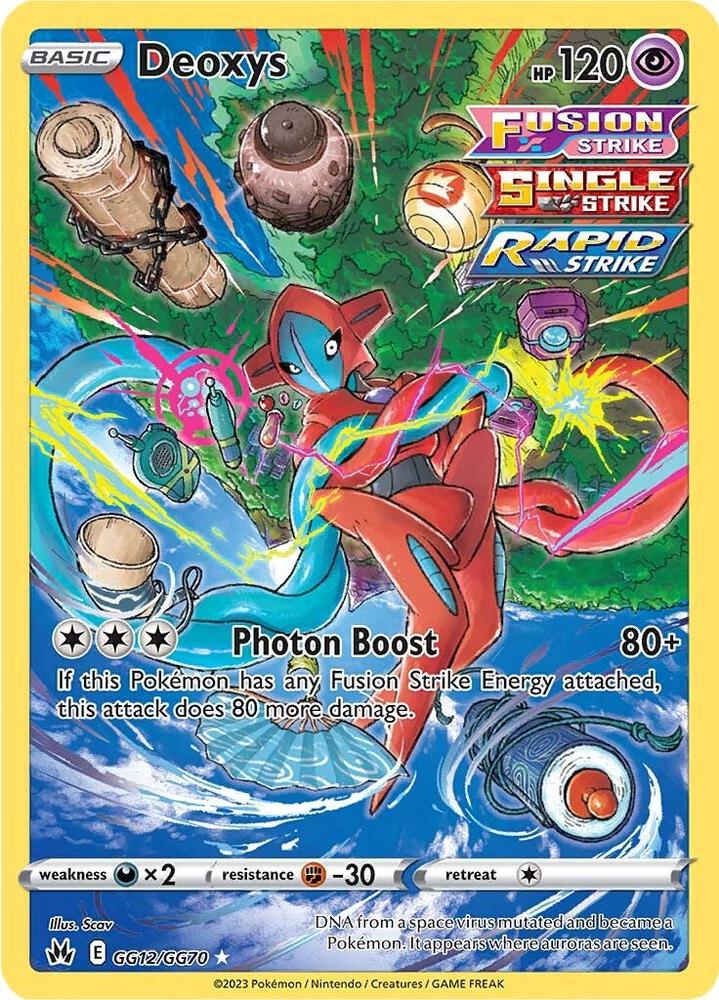 Deoxys GG12/GG70 (Crown Zenith: Galarian Gallery)  - Holofoil | Good Games Adelaide SA