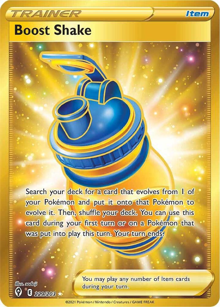 Boost Shake Secret 229/203 (SWSH07: Evolving Skies)  - Holofoil | Good Games Adelaide SA