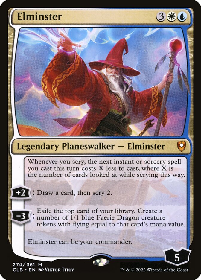 Elminster 274 (Commander Legends: Battle for Baldur's Gate)  | Good Games Adelaide SA
