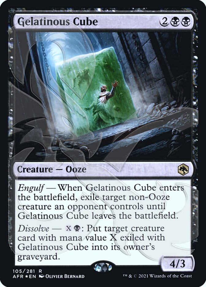 Gelatinous Cube 105 (AFR Ampersand Promos)  - Foil | Good Games Adelaide SA