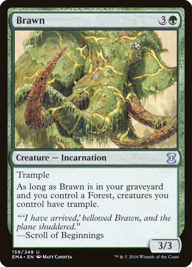 Brawn 159 (Eternal Masters)  - Foil | Good Games Adelaide SA
