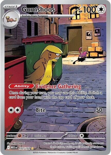 Gumshoos 153/132 (ME01: Mega Evolution)  - Holofoil | Good Games Adelaide SA