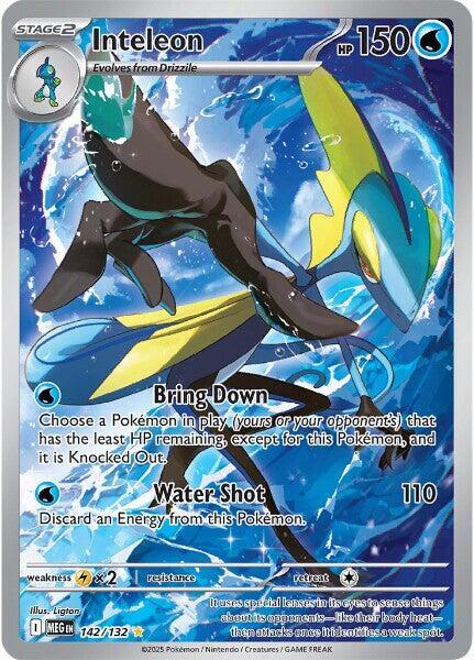 Inteleon 142/132 (ME01: Mega Evolution)  - Holofoil | Good Games Adelaide SA